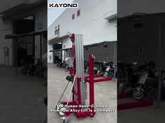 人 が 手 に 動かす アルミ合金 の 引き上げ 器