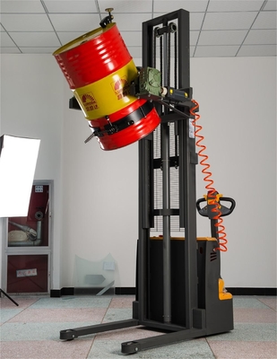 Electric Oil Drum Stacker with DC motor Lifting height 3 Meters Capacity 500kg 1 ton for drum handling
