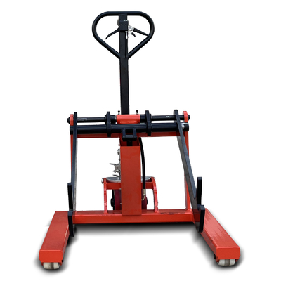 350kg Foil Or Paper Reel Lift Customized Trolley For Packaging Printing Or Production Machines