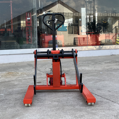 350kg Foil Or Paper Reel Lift Customized Trolley For Packaging Printing Or Production Machines
