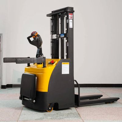 CE/ISO Certified 1.5t Full Electric Stacker with 24V/210Ah Battery 500mm Load Center and 1070mm Fork Length