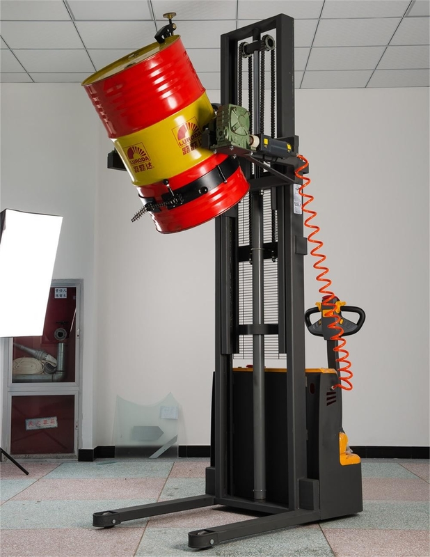 Electric Oil Drum Stacker with DC motor Lifting height 3 Meters Capacity 500kg 1 ton for drum handling