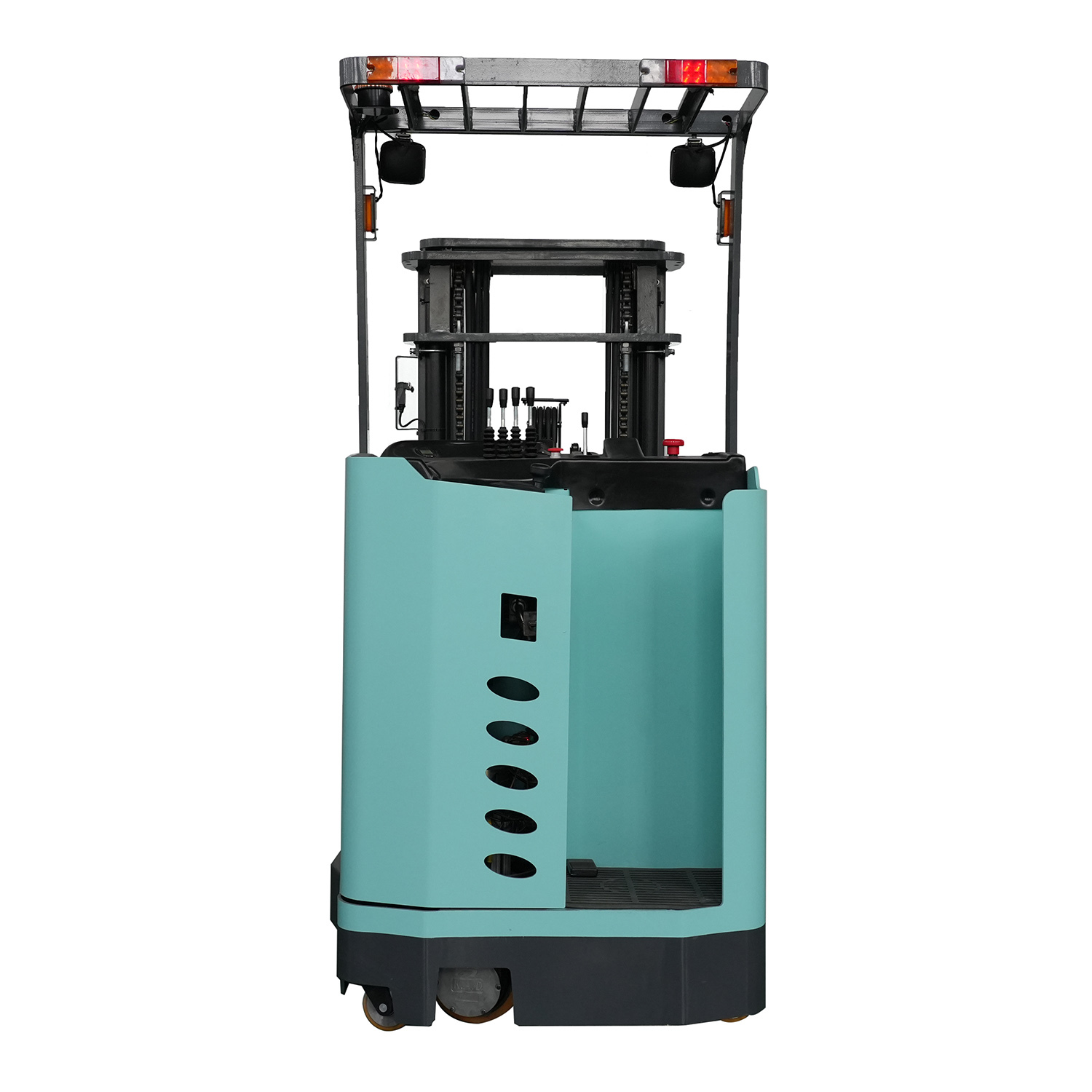 Heavy Duty Electric Reach Truck 1500kg 2000kg with Side Shift 3m Mast EPS Steering Narrow Aisle Forklift