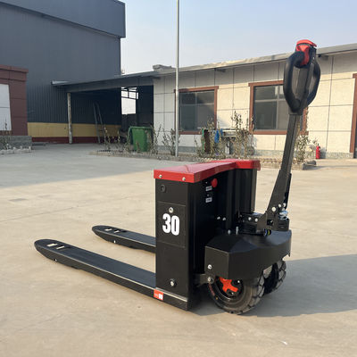 3 トンの大きな車輪の電動パレットトラック