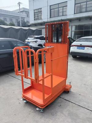 Belift 200kg Battery Powered Mobile Cargo Goods Handling Semi Electric Stock Order Picker Trolley